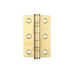 ZOO 76x50mm BALL BEARING HINGE STAINLESS PVD BRASS ZHSS232PVD