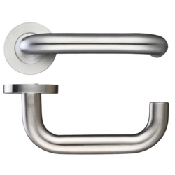 ZOO STAINLESS RETURN TO DOOR ROUND ROSE HANDLE SSS ZPS030SS