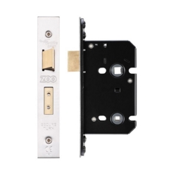 ZOO 64mm BATHROOM MORTICE LOCK STAINLESS STEEL ZUKB64SS