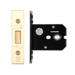 ZOO FLAT DEAD BOLT 76mm PVD ZUKFD76PVD