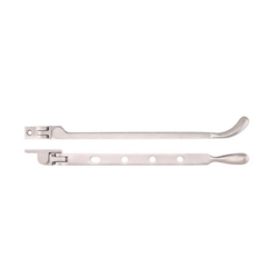 BULB END CASEMENT STAY 10" 254mm SATIN NICKEL FB101PVDSN