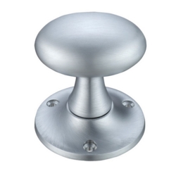 OVAL MORTICE KNOB FURNITURE SC 60mm ROSE