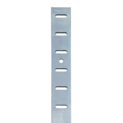 FLAT BOOKCASE STRIP FLUSH FIT 6FT BRIGHT ZINC 283.00.900