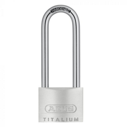 63mm TITALIUM LONG SHACKLE PADLOCK BOXED 54TI/40HB63