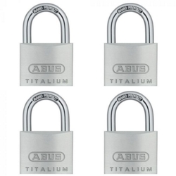 40MM TITALIUM PADLOCK QUADPACK ABU64TI40QC