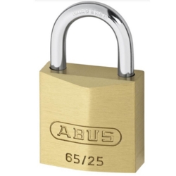 65/25 BRASS PADLOCK BOXED