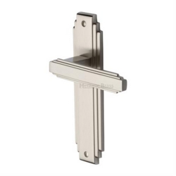 ASTORIA LEVER ON LATCH PLATE SATIN NICKEL