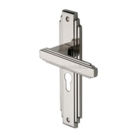 ASTORIA E/P LEVER ON PLATE POLISHED NICKEL