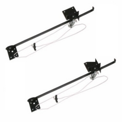 1010 GARAGE DOOR HOLDERS PAIR 24" BLACK