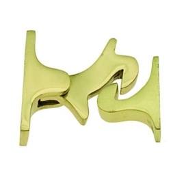 WOODPECKER DOOR HOLDER POLISHED BRASS 2268