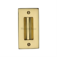 FLUSH PULL HANDLE 100mm POLISHED BRASS C1820-PB