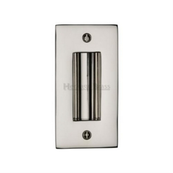 FLUSH PULL HANDLE 100mm POLISHED NICKEL C1820-4-PNF