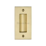 FLUSH PULL HANDLE 100mm SATIN BRASS C1820-4-SB