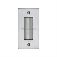 FLUSH PULL HANDLE 100mm SATIN CHROME C1820-4-SC