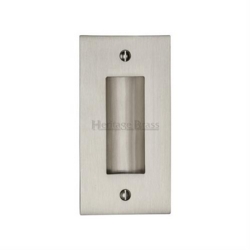 FLUSH PULL HANDLE 100mm SATIN NICKEL C1820-4-SN