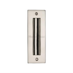FLUSH PULL HANDLE 150mm POLISHED NICKEL C1820-6-PNF