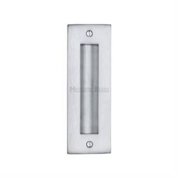 FLUSH PULL HANDLE 150mm SATIN CHROME C1820-6-SC
