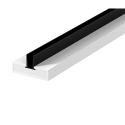 INT STRIP & TWIN CENTRAL FIN 2.1mx20x4mm WH