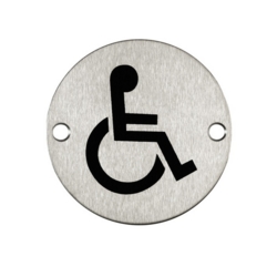 DISABLED SYMBOL SIGN 75mm SSS