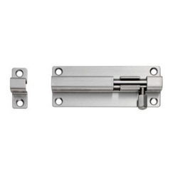 STRAIGHT BARREL BOLT SATIN STAINLESS 100mm BBT1100/SSS