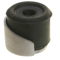 1" 3/8 SHIELDED DOOR STOP SATIN ANODISED ALUMINIUM 1701