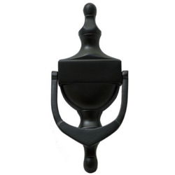 6" VICTORIAN DOOR KNOCKER BLACK UNIVERSAL FIXINGS