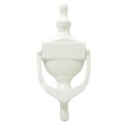 6" VICTORIAN URN KNOCKER WHITE UNIVERSAL FIXINGS