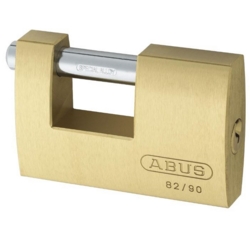 82/90C BRASS SHUTTER PADLOCK