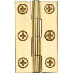 CABINET HINGE NATURAL BRASS 1 1/2" x 7/8" HG99-110-NB