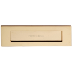 HERITAGE BRASS 10"X 3" LETTER PLATE POLISHED V850-254-PB