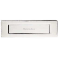 HERITAGE BRASS LETTER PLATE 10" X 3" CHROME V850-254-PC