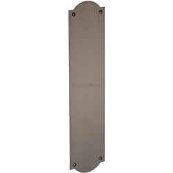 SHAPED FINGERPLATE 305mm MATT BRONZE S640-MB