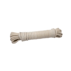 WAXED COTTON SASH CORD 6mm 10 METRE HANK THD280