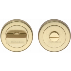 ROUND TURN & RELEASE SATIN BRASS V4035-SB