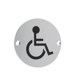 ACCESSIBLE DESIGNATION SIGN 75mm SAA