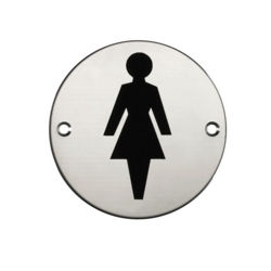 FEMALE SYMBOL SIGN 75mm SSS