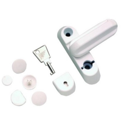 LOCKING SASH JAMMER WHITE