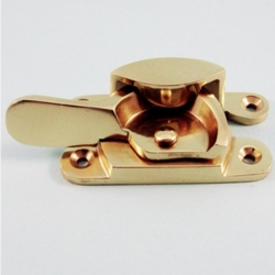 NARROW FITCH SASH FASTENER POLISHED BRASS THD183PB