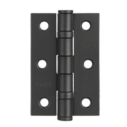 ZOO 76 x 50mm BALL BEARING HINGE BLACK ZHS32PCB