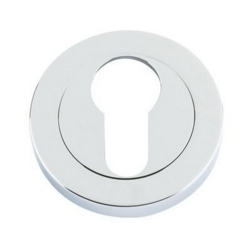 ZOO EURO PROFILE ESCUTCHEON E/P POLISHED CHROME ZPZ001CP
