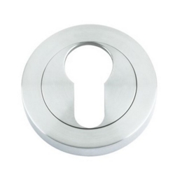 ZOO EURO PROFILE ESCUTCHEON E/P SATIN CHROME ZPZ001SC