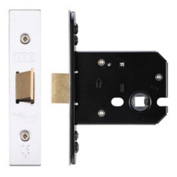 ZOO 76mm FLAT LATCH SSS STAINLESS STEEL ZUKF76SS